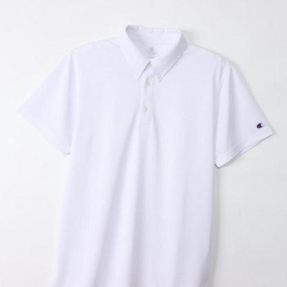 25fwチャンピオンCHAMPIONC3-XS397BDPOLOポロシャツトップス半そで半袖吸汗速乾抗菌防臭ユニセックスシンプルスポーツ運動トレーニング