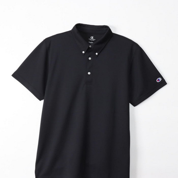 25fwチャンピオンCHAMPIONC3-XS397BDPOLOポロシャツトップス半そで半袖吸汗速乾抗菌防臭ユニセックスシンプルスポーツ運動トレーニング