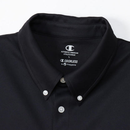 25fwチャンピオンCHAMPIONC3-XS397BDPOLOポロシャツトップス半そで半袖吸汗速乾抗菌防臭ユニセックスシンプルスポーツ運動トレーニング