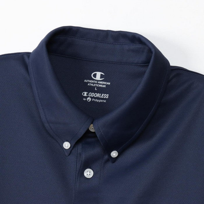 25fwチャンピオンCHAMPIONC3-XS397BDPOLOポロシャツトップス半そで半袖吸汗速乾抗菌防臭ユニセックスシンプルスポーツ運動トレーニング