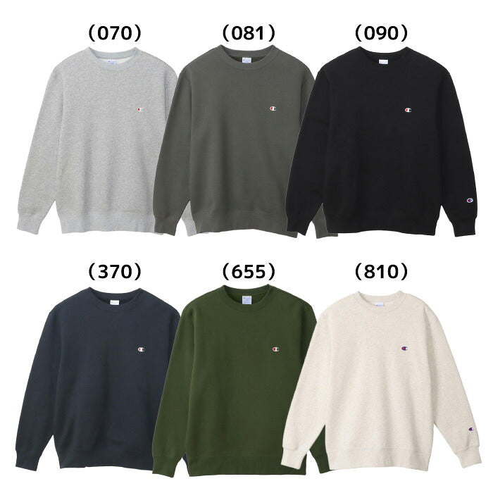 25fwチャンピオンCHAMPIONC3-Y037CREWNECKSWEATSスウェットシャツトップス裏起毛春夏秋冬暖かいあったかクルーネックユニセックスコットン綿