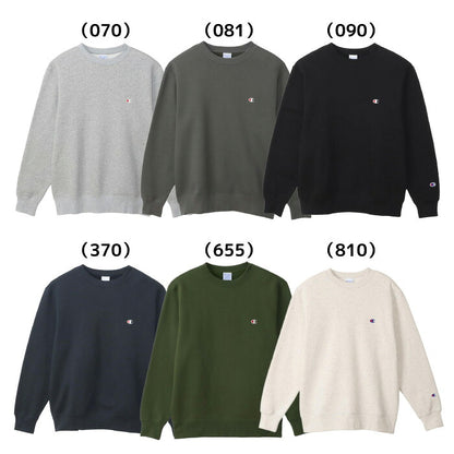 25fwチャンピオンCHAMPIONC3-Y037CREWNECKSWEATSスウェットシャツトップス裏起毛春夏秋冬暖かいあったかクルーネックユニセックスコットン綿