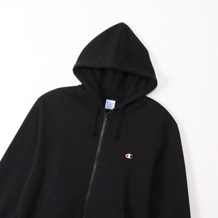 25fwチャンピオンCHAMPIONC3-Y137ZIPHOODEDSWEATスウェットトップスフードパーカージッパーロゴ刺繍ユニセックス裏起毛春夏秋冬暖かいあったか