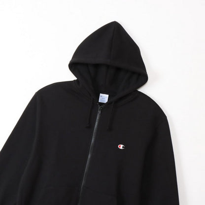 25fwチャンピオンCHAMPIONC3-Y137ZIPHOODEDSWEATスウェットトップスフードパーカージッパーロゴ刺繍ユニセックス裏起毛春夏秋冬暖かいあったか