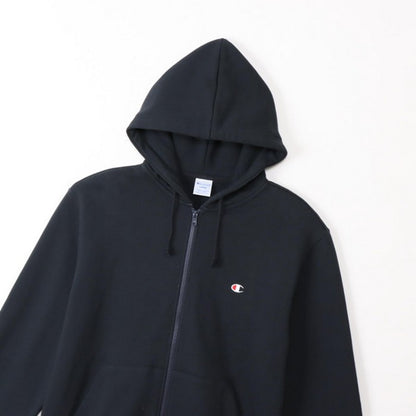 25fwチャンピオンCHAMPIONC3-Y137ZIPHOODEDSWEATスウェットトップスフードパーカージッパーロゴ刺繍ユニセックス裏起毛春夏秋冬暖かいあったか