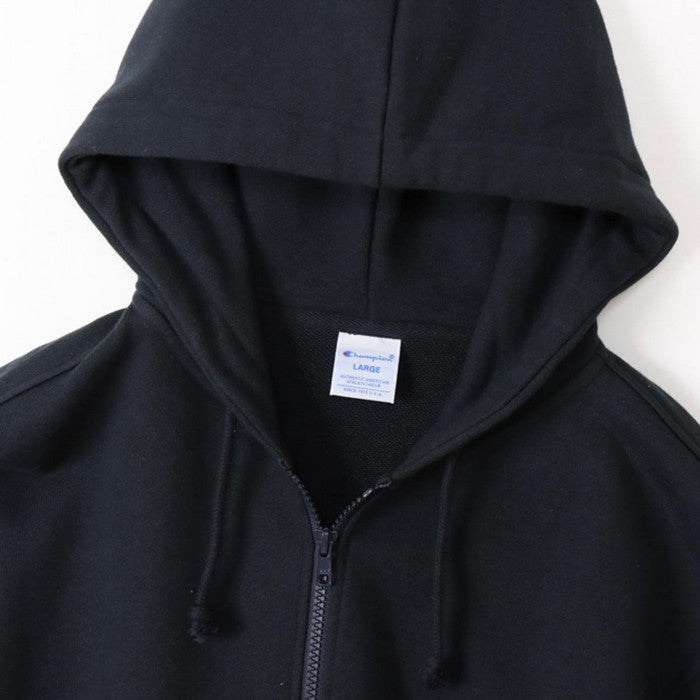 25fwチャンピオンCHAMPIONC3-Y137ZIPHOODEDSWEATスウェットトップスフードパーカージッパーロゴ刺繍ユニセックス裏起毛春夏秋冬暖かいあったか