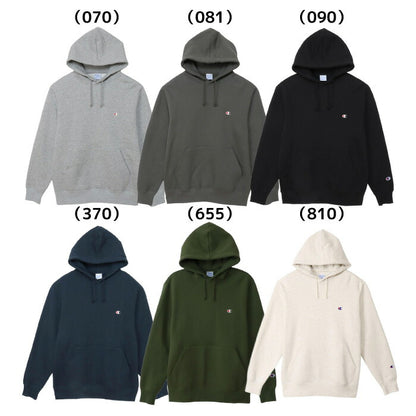 25fwチャンピオンCHAMPIONC3-Y139HOODEDSWEATSHIRスウェットトップスフードパーカーロゴ刺繍ユニセックス裏起毛春夏秋冬暖かいあったか
