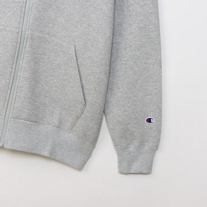 25fwチャンピオンCHAMPIONC3-Y140ZIPHOODEDSWEATスウェットトップスフードパーカージッパーロゴ刺繍ユニセックス裏起毛春夏秋冬暖かいあったか