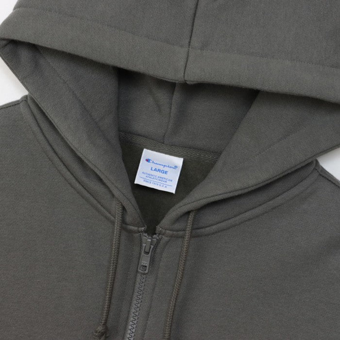 25fwチャンピオンCHAMPIONC3-Y140ZIPHOODEDSWEATスウェットトップスフードパーカージッパーロゴ刺繍ユニセックス裏起毛春夏秋冬暖かいあったか