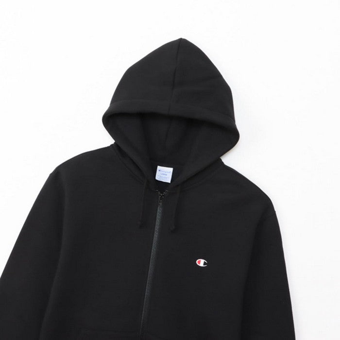 25fwチャンピオンCHAMPIONC3-Y140ZIPHOODEDSWEATスウェットトップスフードパーカージッパーロゴ刺繍ユニセックス裏起毛春夏秋冬暖かいあったか