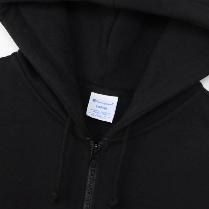 25fwチャンピオンCHAMPIONC3-Y140ZIPHOODEDSWEATスウェットトップスフードパーカージッパーロゴ刺繍ユニセックス裏起毛春夏秋冬暖かいあったか