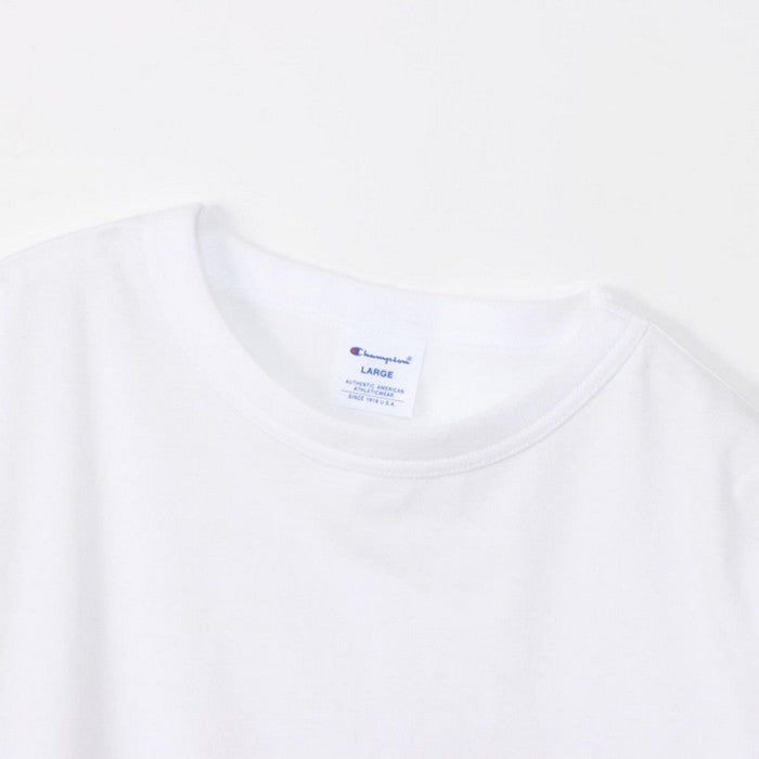 25fwチャンピオンCHAMPIONC3-Y428LONGSLEEVET-SHTシャツロンT長袖長そでロングスリーブシャツトップスユニセックスシンプル春夏秋冬ロゴ刺繍