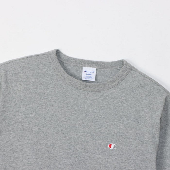 25fwチャンピオンCHAMPIONC3-Y428LONGSLEEVET-SHTシャツロンT長袖長そでロングスリーブシャツトップスユニセックスシンプル春夏秋冬ロゴ刺繍