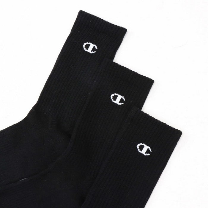 25fwチャンピオンCHAMPIONC3-ZB722S3PMIDDLESOCKS【3足組】ミドルソックスソックス靴下抗菌防臭運動スポーツ普段アーチサポートクッション性