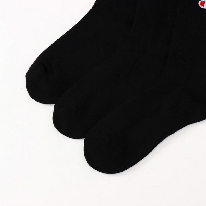 25fwチャンピオンCHAMPIONC3-ZB722S3PMIDDLESOCKS【3足組】ミドルソックスソックス靴下抗菌防臭運動スポーツ普段アーチサポートクッション性