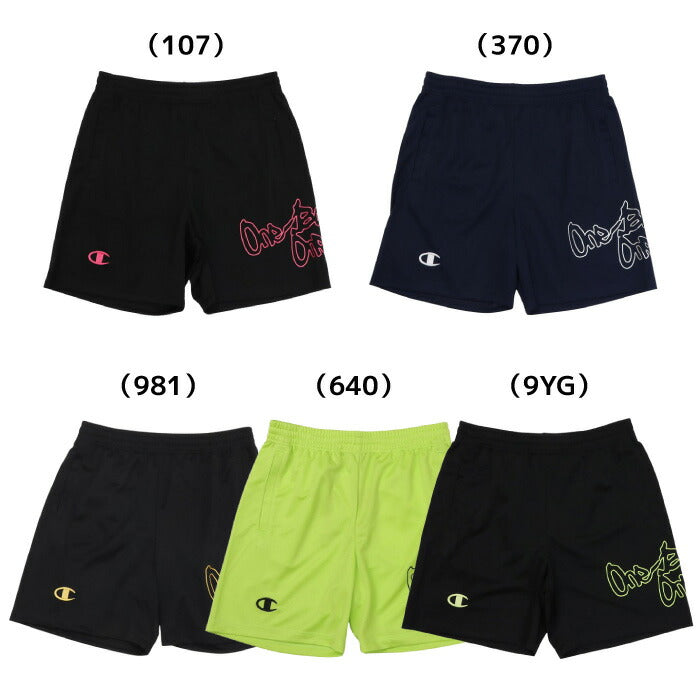 25fwチャンピオンCHAMPIONC3-CB525SHORTSショーツショートパンツ吸汗速乾ポケット付き