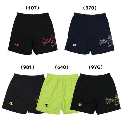 25fwチャンピオンCHAMPIONC3-CB525SHORTSショーツショートパンツ吸汗速乾ポケット付き