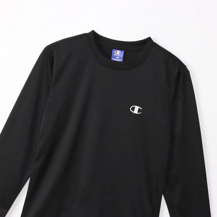25ssチャンピオンCHAMPIONCK-BS401LONGSLEEVET-SHIRT長袖Tシャツ長そで速乾ジュニアキッズ子供