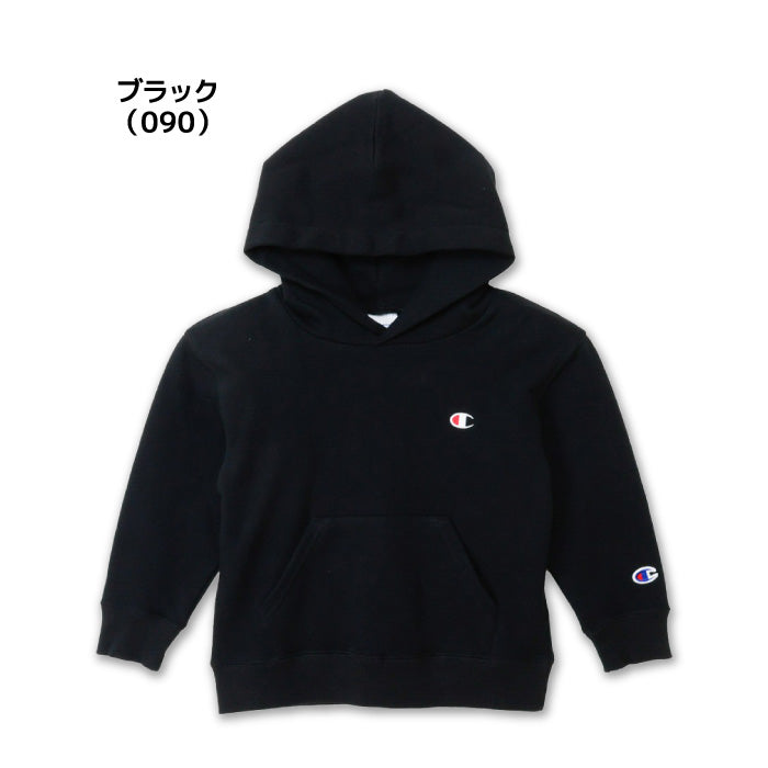 26fw チャンピオン CHAMPION CK-E101 HOODED SWEATSHIRT キッズ プルオーバーパーカー 裏毛 綿100%