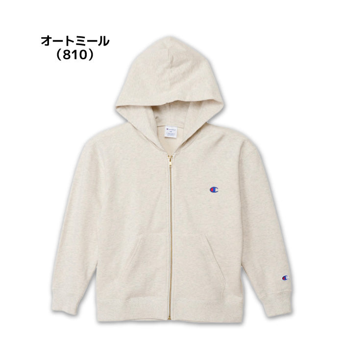 26fw チャンピオン CHAMPION CK-E102 ZIP HOODED SWEATSHIRT キッズ フルジップパーカー 裏毛 綿100%