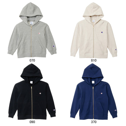 26fw チャンピオン CHAMPION CK-E102 ZIP HOODED SWEATSHIRT キッズ フルジップパーカー 裏毛 綿100%
