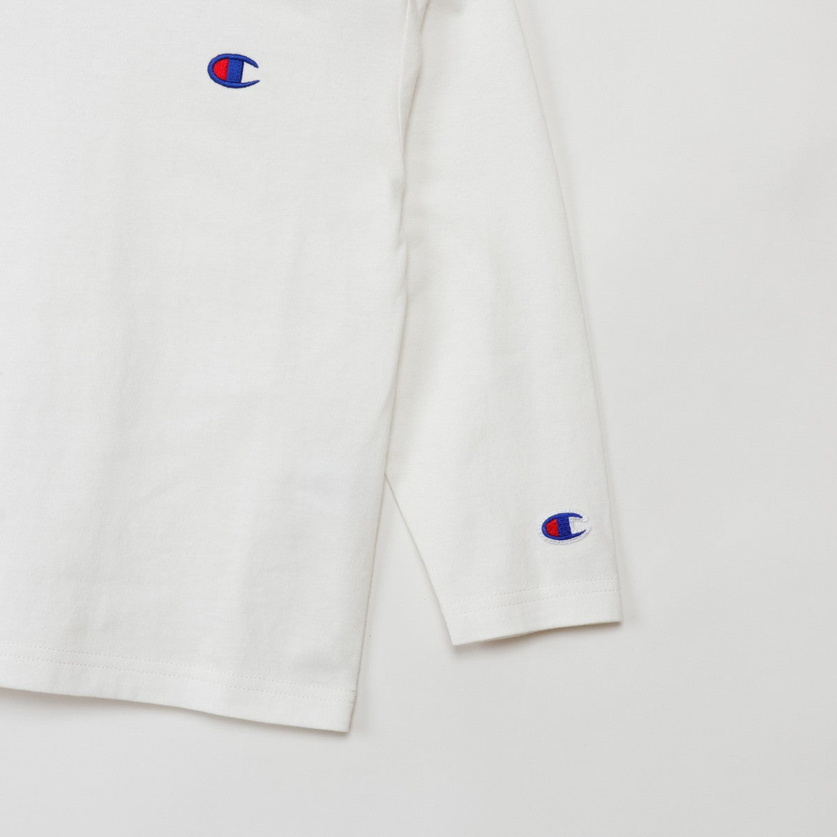 26fw チャンピオン CHAMPION CK-E401 LONG SLEEVE T-SHIRT キッズ 長袖Tシャツ ロンT 綿100% 子供服 刺繍ロゴ
