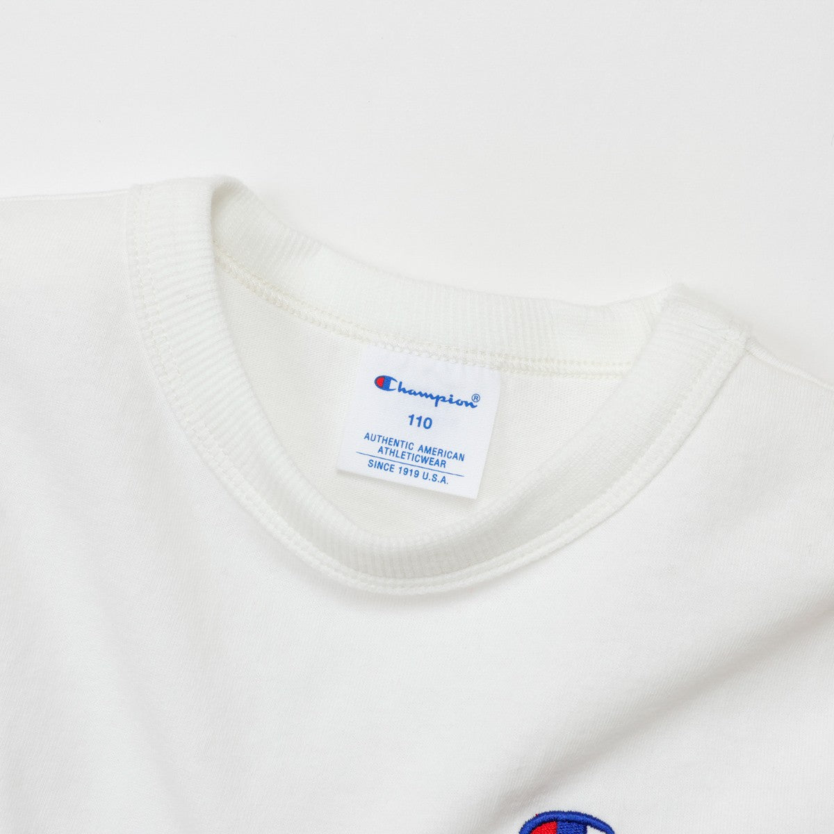 26fw チャンピオン CHAMPION CK-E401 LONG SLEEVE T-SHIRT キッズ 長袖Tシャツ ロンT 綿100% 子供服 刺繍ロゴ