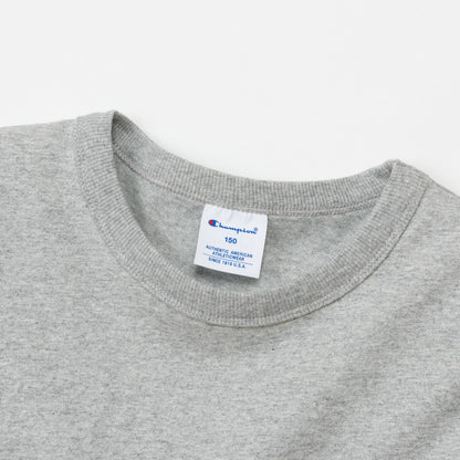 26fw チャンピオン CHAMPION CK-E401 LONG SLEEVE T-SHIRT キッズ 長袖Tシャツ ロンT 綿100% 子供服 刺繍ロゴ