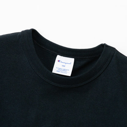 26fw チャンピオン CHAMPION CK-E401 LONG SLEEVE T-SHIRT キッズ 長袖Tシャツ ロンT 綿100% 子供服 刺繍ロゴ