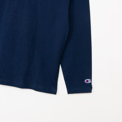 26fw チャンピオン CHAMPION CK-E401 LONG SLEEVE T-SHIRT キッズ 長袖Tシャツ ロンT 綿100% 子供服 刺繍ロゴ