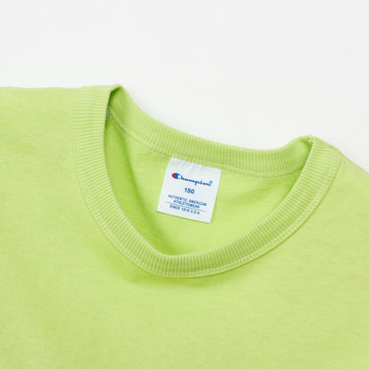 26fw チャンピオン CHAMPION CK-E401 LONG SLEEVE T-SHIRT キッズ 長袖Tシャツ ロンT 綿100% 子供服 刺繍ロゴ