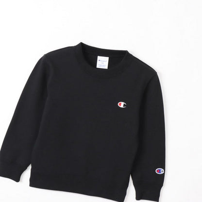 25fwチャンピオンCHAMPIONCK-Y001CREWNECKSWEATスウェットシャツトップスキッズジュニア子供カジュアルシンプル冬ロゴ刺繍