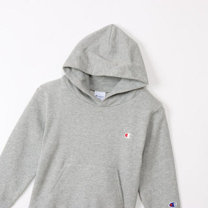 25fwチャンピオンCHAMPIONCK-Y101HOODEDSWEATスウェットシャツフードトップスキッズジュニア子供カジュアルシンプル冬