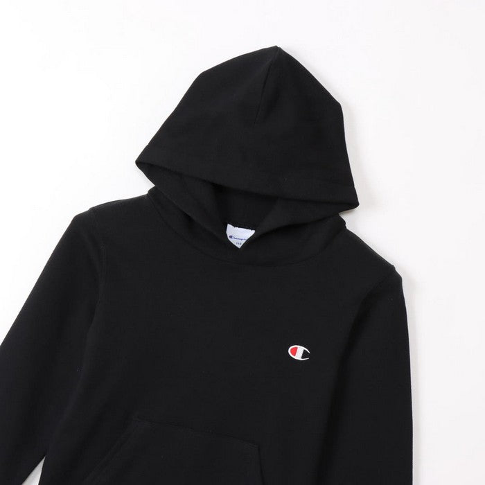 25fwチャンピオンCHAMPIONCK-Y101HOODEDSWEATスウェットシャツフードトップスキッズジュニア子供カジュアルシンプル冬