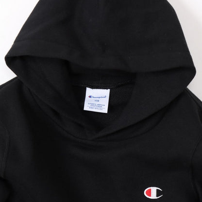 25fwチャンピオンCHAMPIONCK-Y101HOODEDSWEATスウェットシャツフードトップスキッズジュニア子供カジュアルシンプル冬