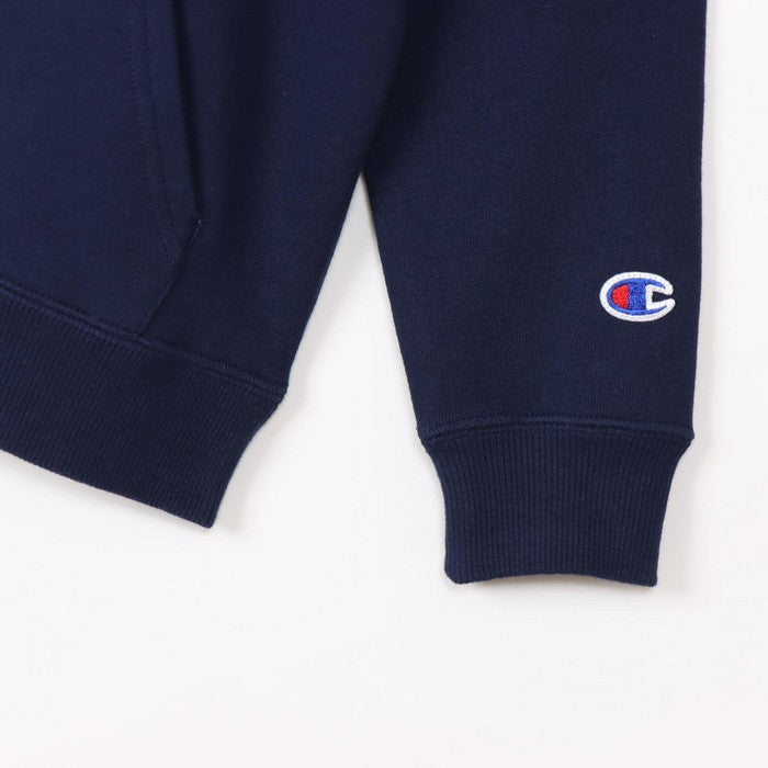 25fwチャンピオンCHAMPIONCK-Y101HOODEDSWEATスウェットシャツフードトップスキッズジュニア子供カジュアルシンプル冬