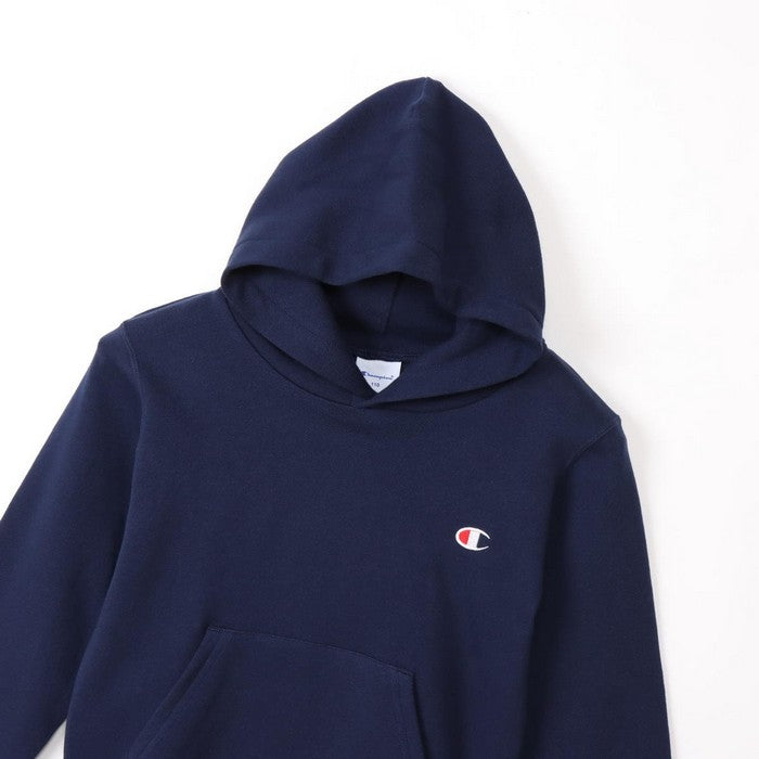 25fwチャンピオンCHAMPIONCK-Y101HOODEDSWEATスウェットシャツフードトップスキッズジュニア子供カジュアルシンプル冬