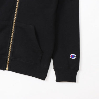 25fwチャンピオンCHAMPIONCK-Y102ZIPHOODEDSWEATスウェットシャツフードジップトップスキッズジュニア子供カジュアルシンプル冬