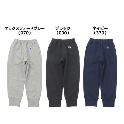 25fwチャンピオンCHAMPIONCK-Y201LONGPANTSスウェットパンツパンツボトムスキッズジュニア子供冬カジュアルシンプル