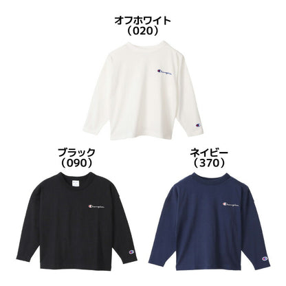 25fwチャンピオンCHAMPIONCK-Y404LONGSLEEVETTシャツロンTロングスリーブシャツ長そで長袖カジュアルシンプル