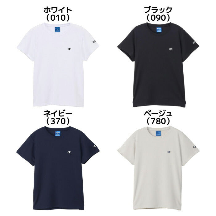 25fwチャンピオンCHAMPIONCW-CS350SHORTSLEEVETシャツ半そで半袖レディースウィメンズ吸汗速乾シンプルカジュアル