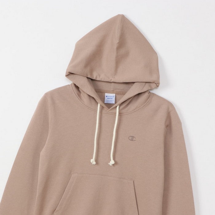 25ssチャンピオンCHAMPIONCW-Y107HOODEDSWEATSHIRトップススウェットパーカーフーディプルオーバー長袖ロゴ刺繍リラックスジムトレーニングトレーニングウェアレディースウィメンズカジュアル普段着部活運動フードスポーツタウンウェア可愛い