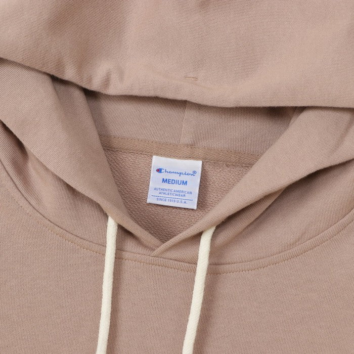 25ssチャンピオンCHAMPIONCW-Y107HOODEDSWEATSHIRトップススウェットパーカーフーディプルオーバー長袖ロゴ刺繍リラックスジムトレーニングトレーニングウェアレディースウィメンズカジュアル普段着部活運動フードスポーツタウンウェア可愛い