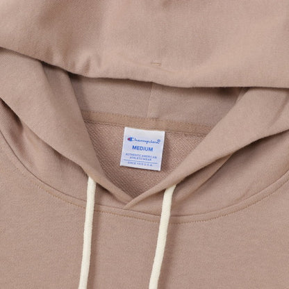 25ssチャンピオンCHAMPIONCW-Y107HOODEDSWEATSHIRトップススウェットパーカーフーディプルオーバー長袖ロゴ刺繍リラックスジムトレーニングトレーニングウェアレディースウィメンズカジュアル普段着部活運動フードスポーツタウンウェア可愛い