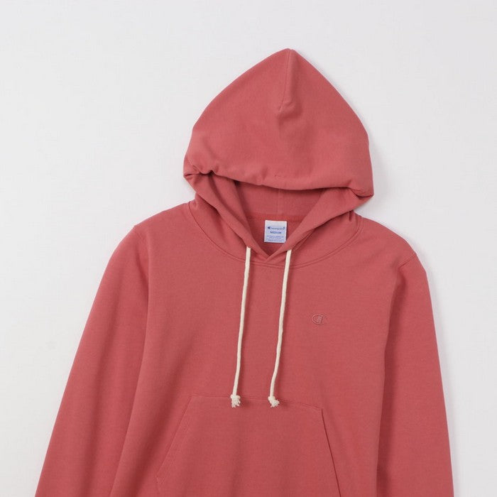 25ssチャンピオンCHAMPIONCW-Y107HOODEDSWEATSHIRトップススウェットパーカーフーディプルオーバー長袖ロゴ刺繍リラックスジムトレーニングトレーニングウェアレディースウィメンズカジュアル普段着部活運動フードスポーツタウンウェア可愛い