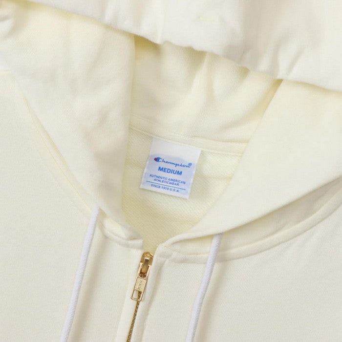 25fwチャンピオンCHAMPIONCW-Y108ZIPHOODEDSWEATジップパーカースウェットパーカーフードレディースウィメンズロゴ刺繍カジュアル