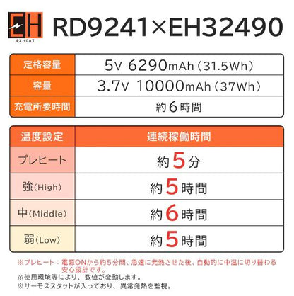 24fwエクスヒートEXHEATeh32490カーボンヒートベスト電熱ベストヒートベストベスト電熱発熱電熱防寒ユニット寒さ対策防寒メンズ男女兼用インナーアウター防寒着カーボンかっこいいアウトドア通勤バイク自転車レジャーバッテリー