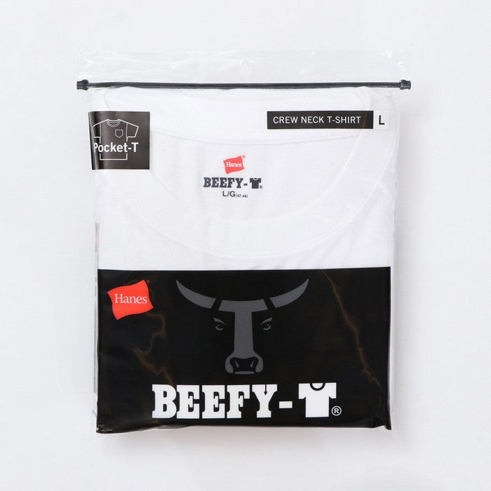 25FWヘインズHANESH5190BEEFYPOCKETT-SHIRTビーフィーTシャツ長そで長袖シンプルオシャレ快適