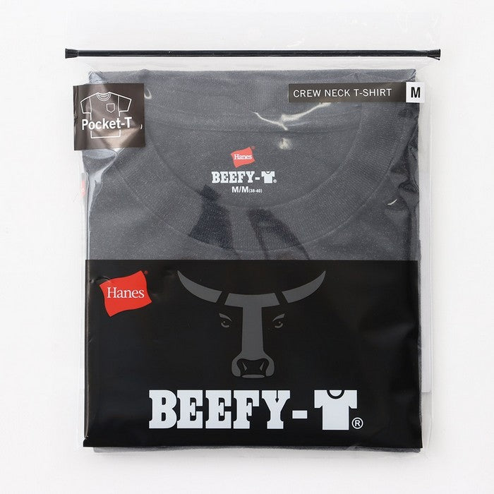 25FWヘインズHANESH5190BEEFYPOCKETT-SHIRTビーフィーTシャツ長そで長袖シンプルオシャレ快適
