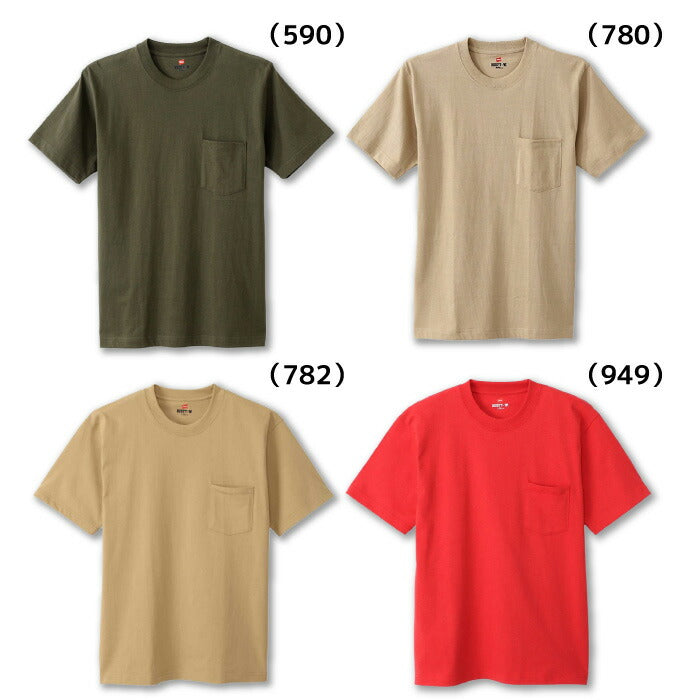 25FWヘインズHANESH5190BEEFYPOCKETT-SHIRTビーフィーTシャツ長そで長袖シンプルオシャレ快適